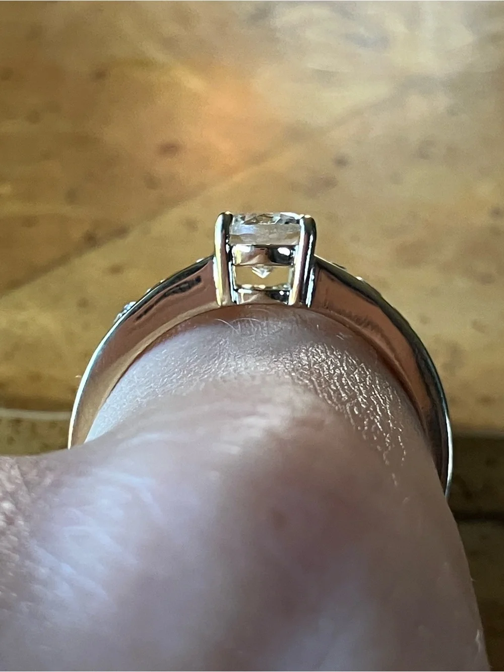 Genuine Labradorite Sterling Silver Ring Size 10